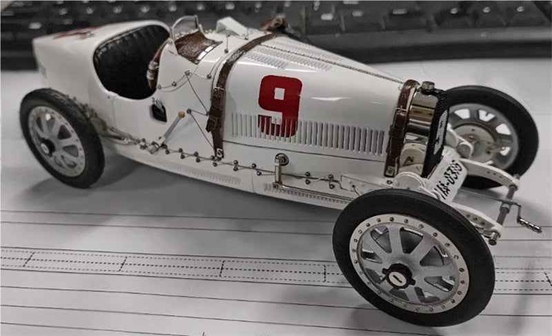 CMC Bugatti Typ 35 Grand Prix Nation Colour Project Deutschland #9 Limited Edition 800PCS ONLY 1:18 Car Pre-built Model view2