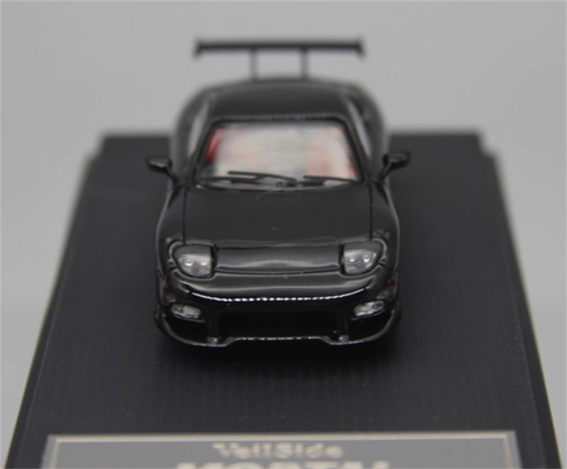 Mortal Mazda RX7 Veilside Limited Edition black 1:64 Car Pre-built Model view6