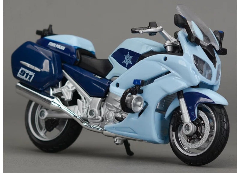 1:18 Yamaha FJR1300A  Blue  Maisto  Diecast Police Motorcycle Model
