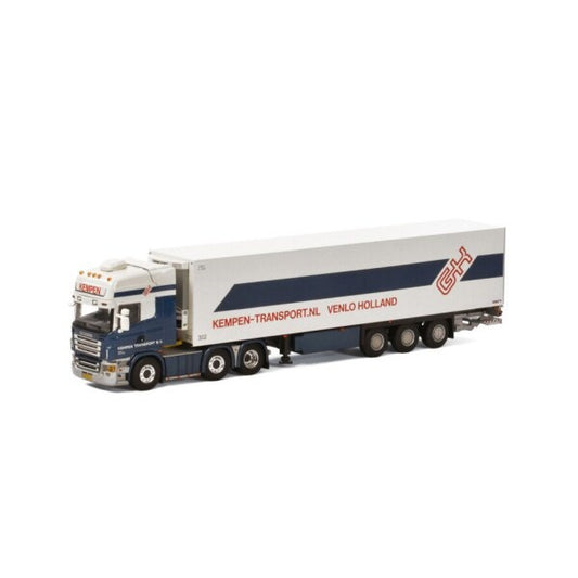 1:50 SCANIA KEMPEN R5 6X2 TWIN STEER REEFERTRAILER 3 AXLE WSI   DIECAST Model