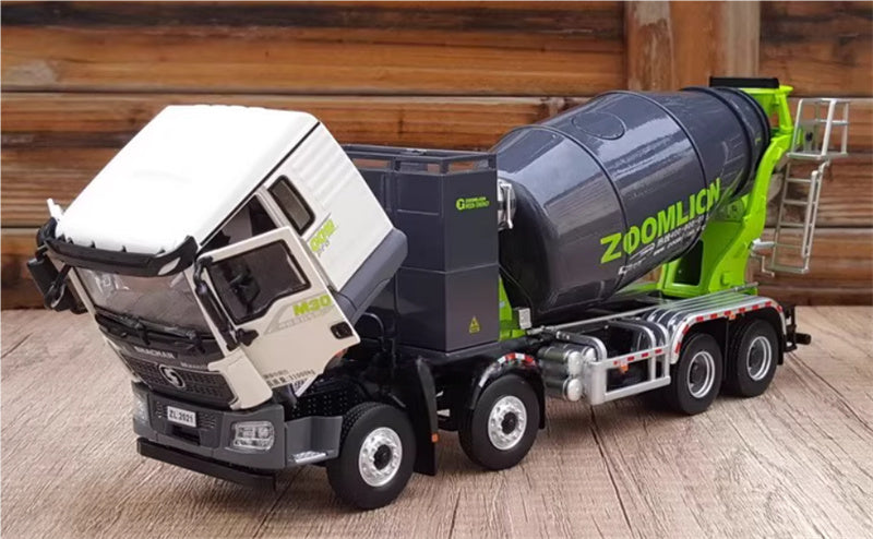 ZOOMLION New energy mixer truck （SHACMAN Delong M3000 chassis） 1:38 Truck Pre-built Model