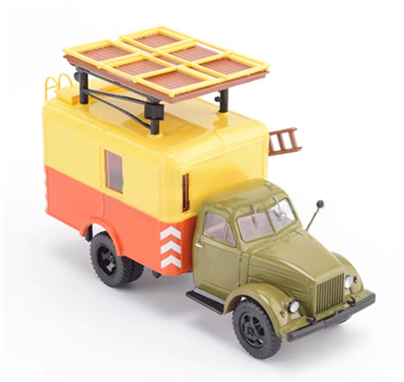 StartScaleModels Russian Gaz-51A telescopic high-altitude operation Maintenance Truck 1:43 Truck Pre-built Airliner Model Display view5
