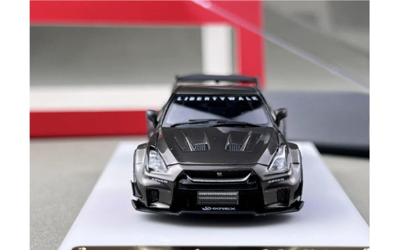 1:64 Nissan 35GT-RR   mymodelcollect Blue wheel electroplating brushed black Limited Edition 999PCS ONLY DIECAST Model