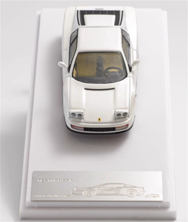 XF MODEL Ferrari Testarossa F110 supercar White 1:64 Car Pre-built Model view9