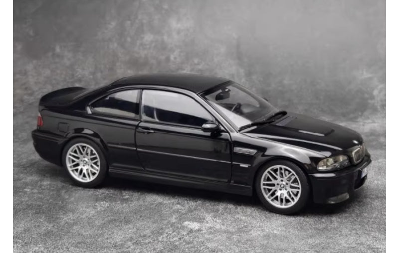 1:18 BMW M3 E46 CLS Norev Black Diecast Model view3