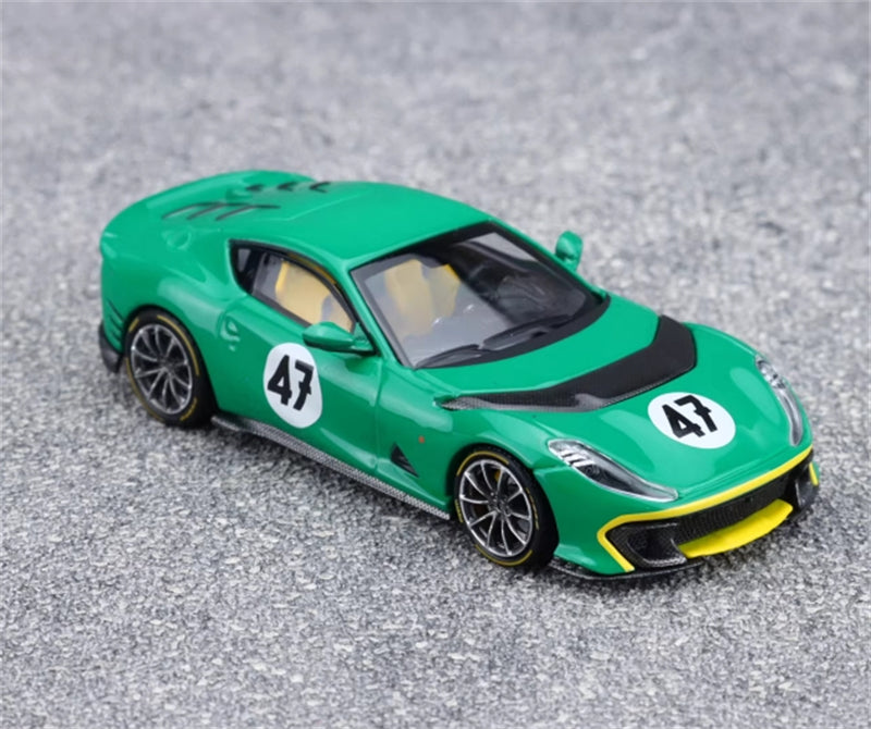 TOC Ferrari FE812C Coupe Sports BP GREEN #47 1:64 Car Pre-built Model