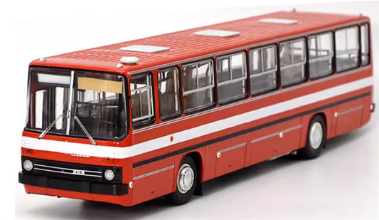Demprice Russian 263 Bus red 1:43 Bus Pre-built Model view1