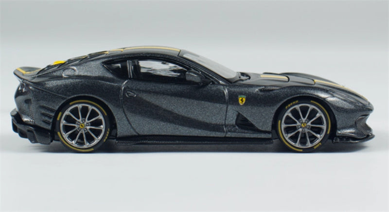 BBR MODELS Ferrari 812 Competizione Grigio Competizione 1:64 Car Pre-built Model view7