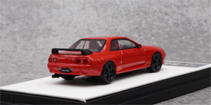 TIMEMICRO Nissan GTR R32 Metallic Red Limited Edition 999PCS ONLY 1:64 Car Pre-built Model view3