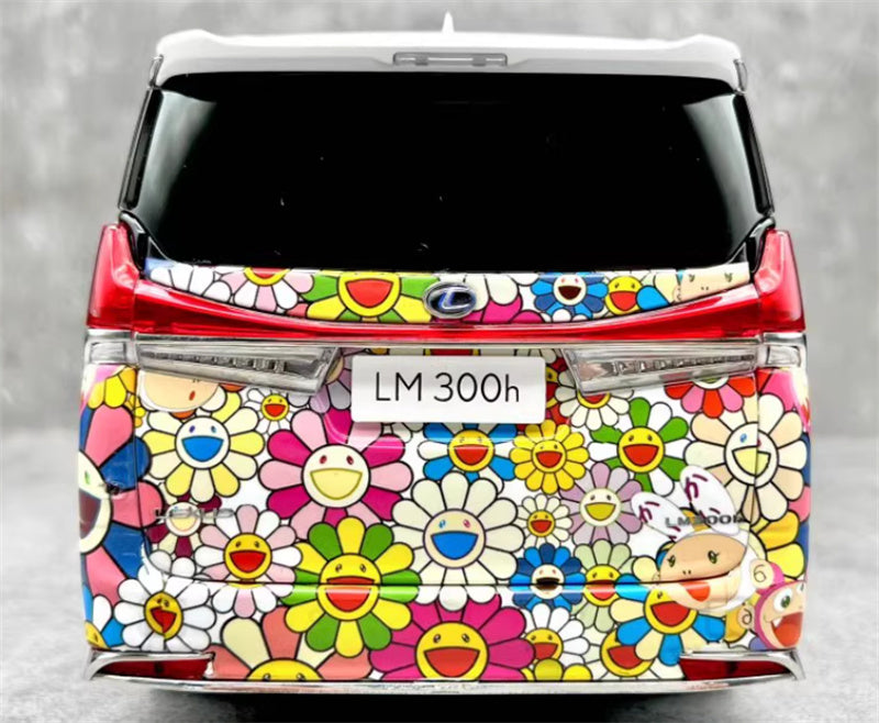 KengFai Lexus LM300H Sunflower coating Limited Edition 1:18 Car Pre-built Model view10
