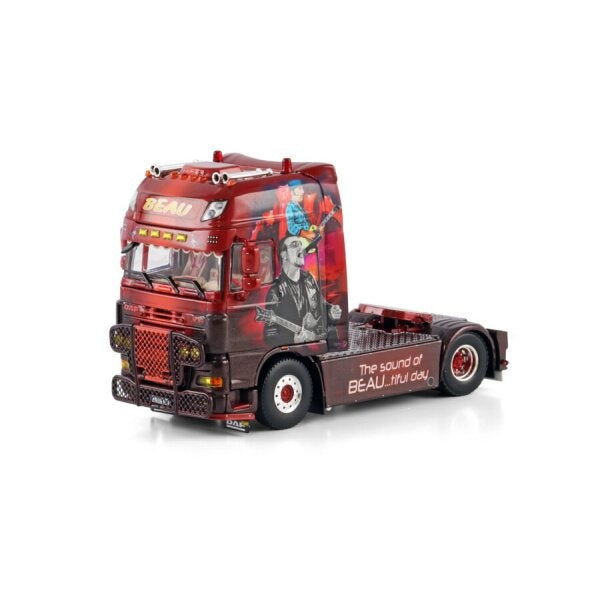 1:50 DAF BEAU XF105 4X2 WSI  Red DIECAST Model