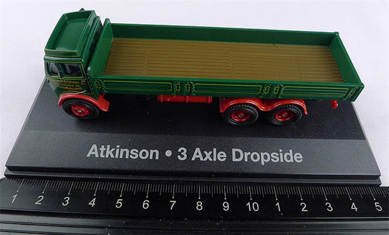 FLOZ Atkinson 3 Axle Dropside Pickup container truck Eddie Stobart army green 1:76 Truck Pre-built Model