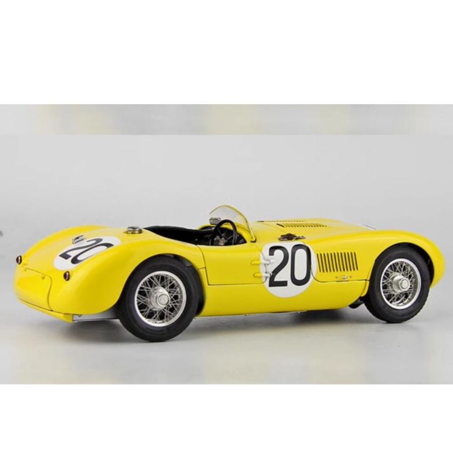 CMC Jaguar C-Type 24H France 1953 #20 yellow 1:18 DIECAST Truck Lorry Limited Edition