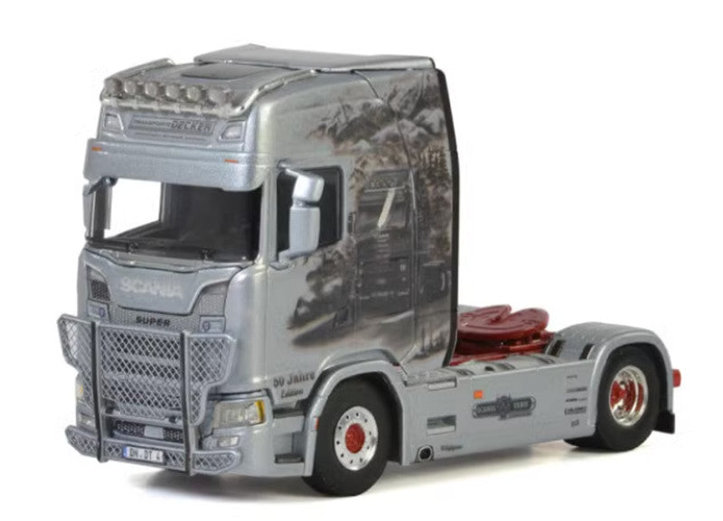 WSI SCANIA S HIGHLINE CS20H 4X2 DECKER TRANSPORTE 1:50 Truck Pre-built Model