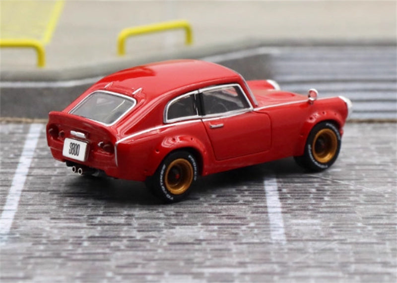 Mortal Honda S800 Limited Edition 499PCS ONLY red 1:64 Car Pre-built Model view4