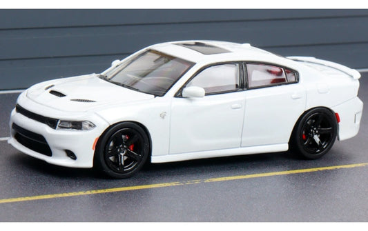 1:64 DODGE Charger SRT  White 7CM MODEL  Limited Edition 599PCS ONLY DIECAST Model