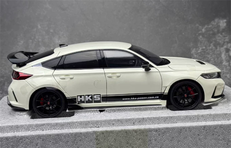 1:18 Honda Civic Type R FL5  Championship White HKS MOTORHELIX Limited Edition 499PCS ONLY DIECAST Model