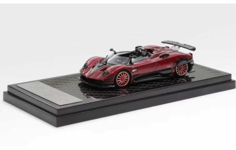 1:64 Pagani Zonda HP LCD Red Carbon Diecast Model view1