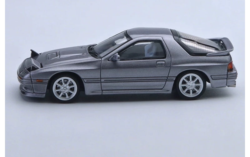 1:64 Mazda RX-7 FC3S  Silver Gray ATS Model   DIECAST Model