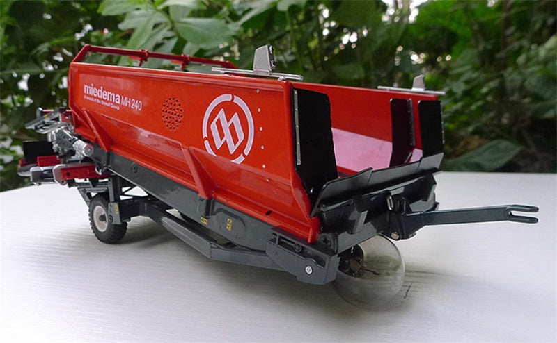 AT COLLECTIONS Dewulf Miedema MH 240 Potato Loading tractor trailer Red 1:32 Truck Accessories Pre-built Model