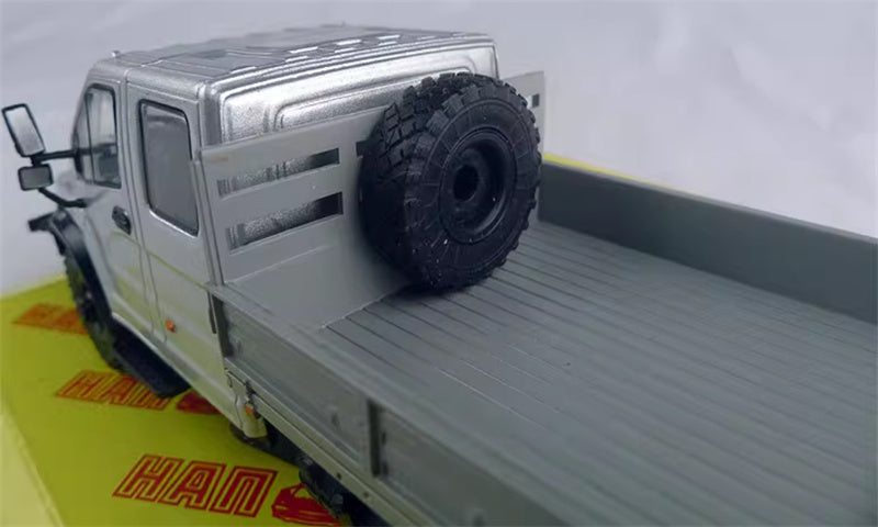 HAW RA3 C42 A33 Soviet Union Russian civilian pickup truck silver 1:43 Truck Pre-built Model