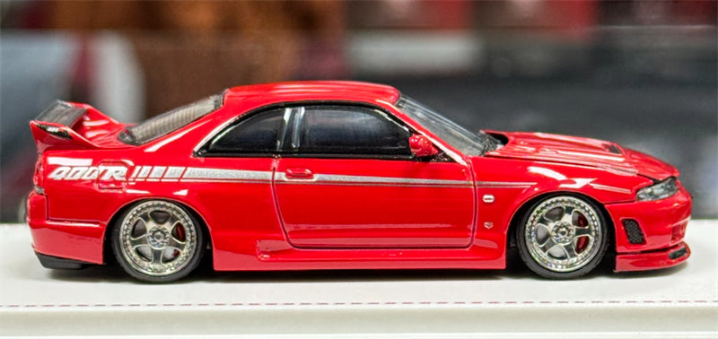 Focal Horizon Nissan GT-R R33 Nismo 400R Red Limited Edition 699PCS ONLY 1:64 Car Pre-built Model view5