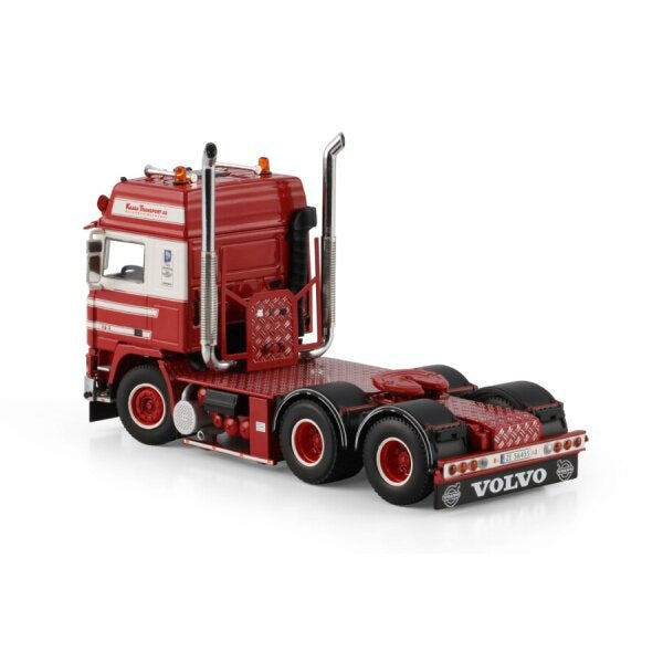 1:50 Volvo KAASA F12 GLOBETROTTER 6X2 WSI Red DIECAST Model