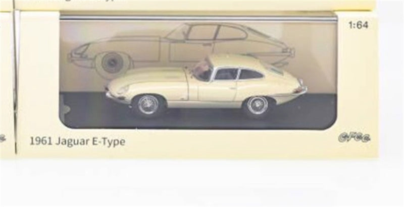 GFCC 1961 Jaguar E-Type Coupe hardtop version Off-White Limited Edition 499PCS ONLY RHD 1:64 car Pre-built Model view7