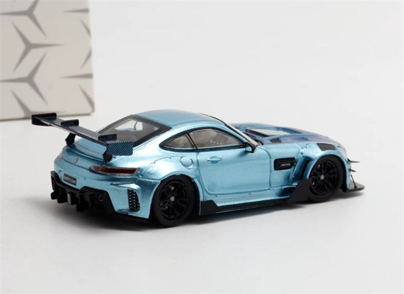 1:64 Mercedes-Benz AMG GT S Carbonerre Wide Body Ice Blue Rhino Model Limited Edition 499PCS ONLY DIECAST Model