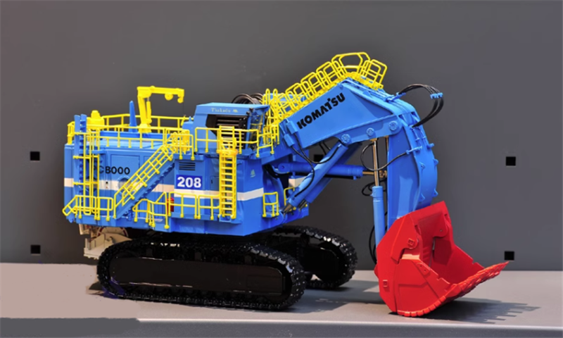 BYMO KOMATSU Excavator PC8000-6 Electric Shovel "Jwaneng" 1:50 Truck Pre-a Model