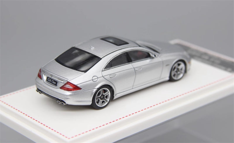 Focal Horizon Mercedes BENZ CLS63 AMG first generation C219 silver Limited Edition 999PCS ONLY 1:64 Car Pre-built Model view6