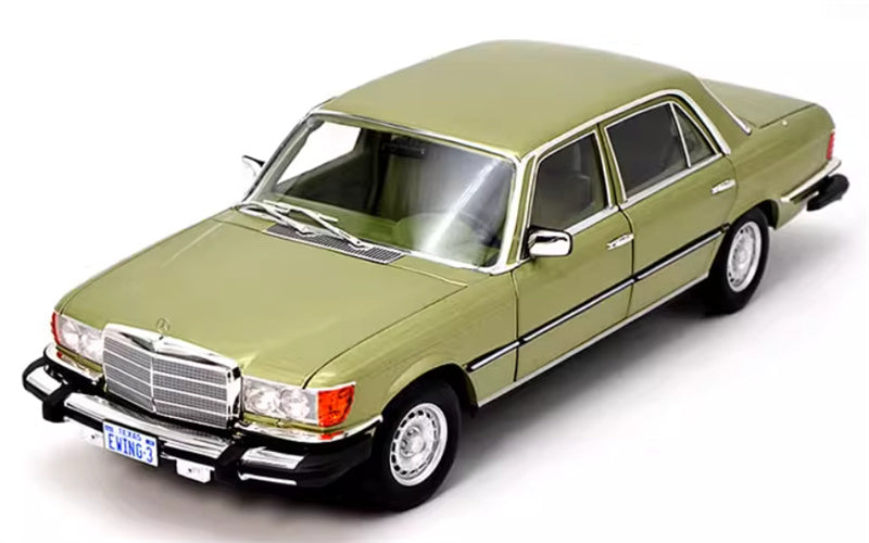 NOREV Mercedes Benz 450SEL W116US-Version 1979 light green 1:18 Car Pre-built Model view9