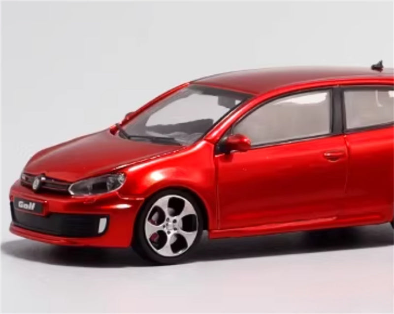 Max well Volkswagen Golf GTI 6th generation Red regular version 1:64 Car Pre-built Airliner Model Display view3