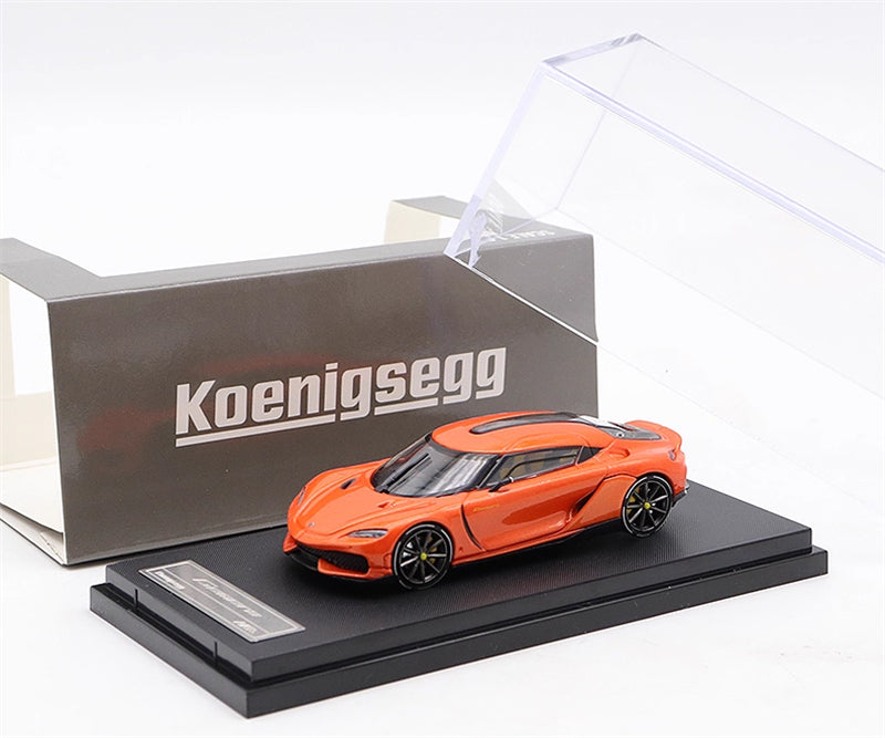 HKM Premium Koenigsegg Gemera Orange 1:64 Car Pre-built Model view1