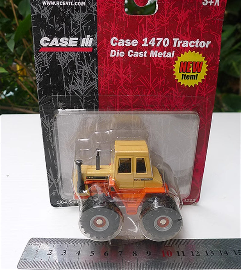 ERTL CASE IH 1470 Agricultural Tractor out of print Yellow 1:64 Truck Pre-built Model