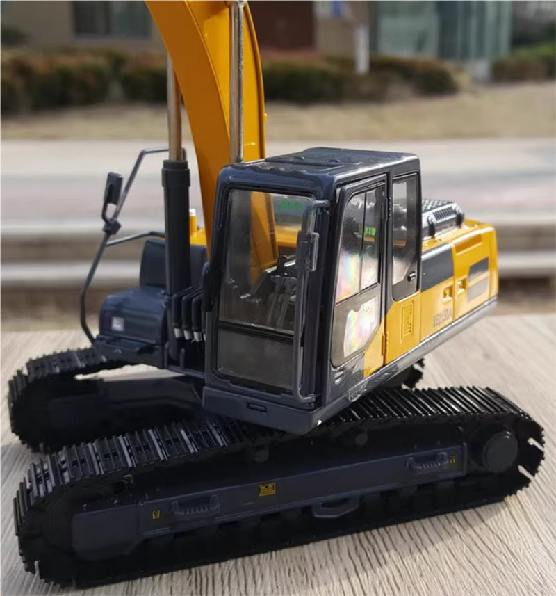 XCMG XE215DA New Excavator Yellow 1:35 Truck Pre-built Model