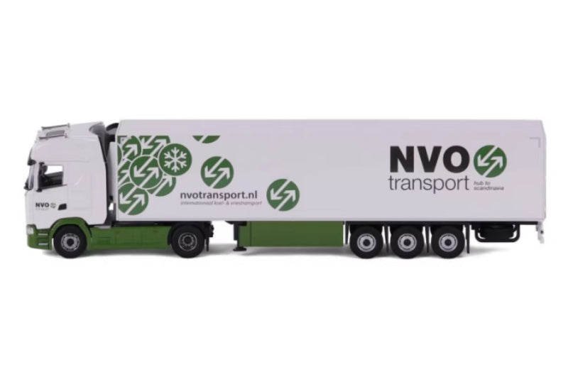 1:50 Scania NVO Transport BV S Reefer Trailer Cavallino Diecast Model view2