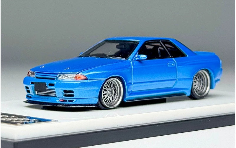 1:64 Nissan GTR-R32  Metal Blue Focal Horizon  Limited Edition 999PCS ONLY DIECAST Model