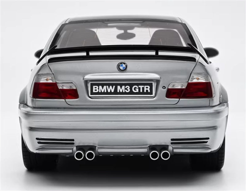 1:18 BMW E46 M3 GTR STREET 354 2001 silver  OTTO Limited Edition 2500PCS ONLY Resin Car Model