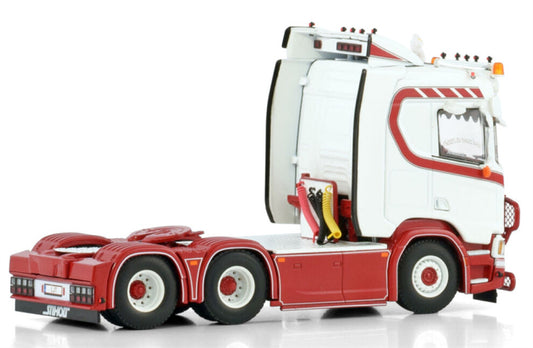 WSI SCANIA R NORMAL CR20N 6X2 TAG AXLE LJT Trans 1:50 Truck Pre-built Model