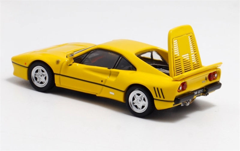 Hone Model Ferrari 288 GTO Yellow Limited Edition 299PCS ONLY 1:64 car Pre-built Model view5
