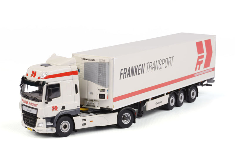 WSI DAF CF SC 4x2 REEFER TRAILER Franken Transport 1:50 Truck Pre-built Model