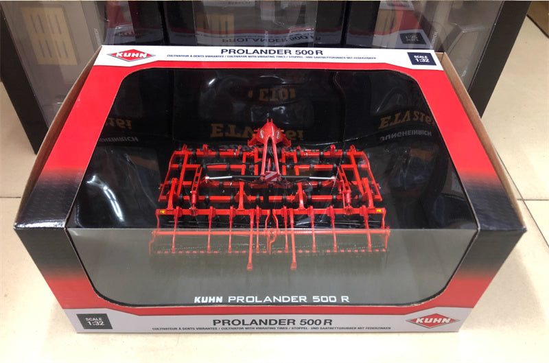 Universal Hobbies KUHN Prolander 500R Cultivator with vibrating tines 1:32 Truck Pre-built Model