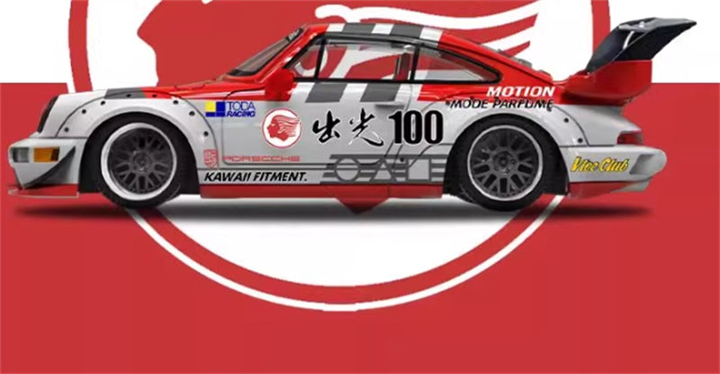 1:64 Porsche RWB 964 #100 LHD Idemitsu Livery BSC DIECAST Limited Edition 499pcs ONLY Model