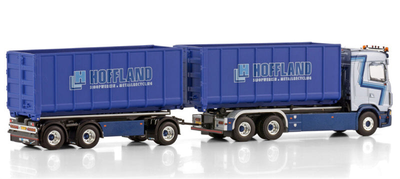 WSI SCANIA S CS20N 6X2- 3 AXLE + 2X 40M3 Hoffland 1:50 Model