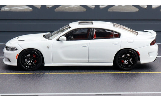 1:64 DODGE Charger SRT  White 7CM MODEL  Limited Edition 599PCS ONLY DIECAST Model