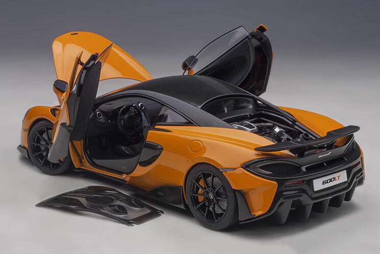 AUTOART McLaren 600LT sports car orange 1:18car Pre-a Model
