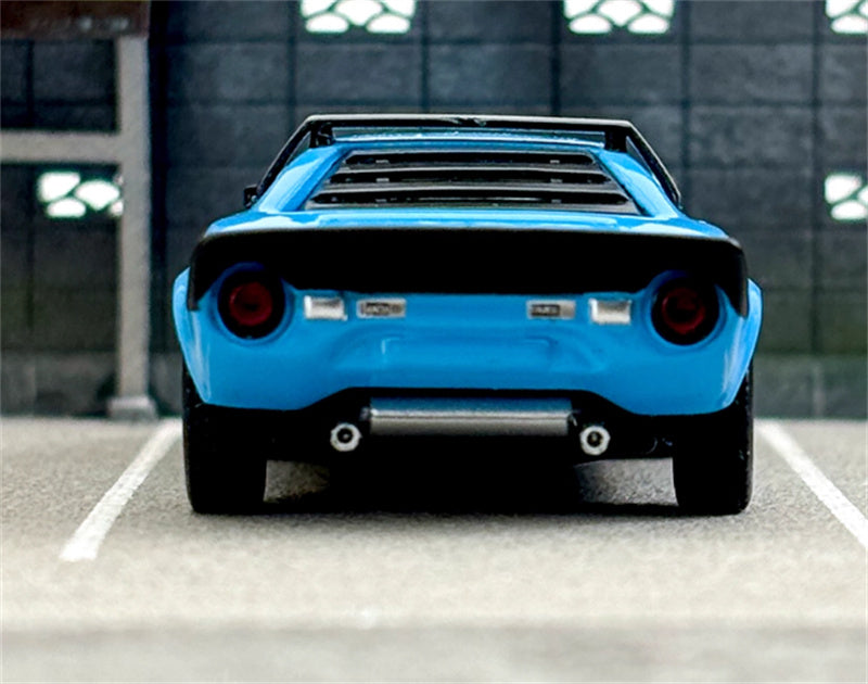 MINIGT Lancia Stratos HF Stradale Azzuro Chiaro Off light version color box packaging 1:64 Car Pre-built Model view7