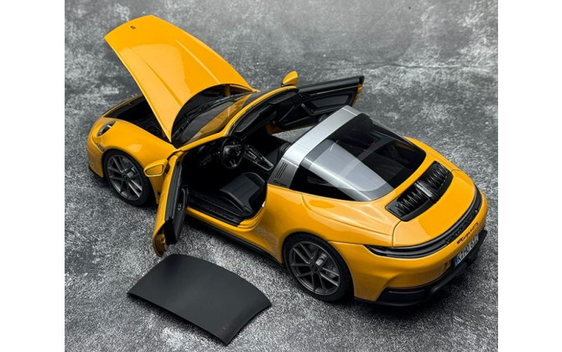1:18 Porsche 911 (964) Carrera Targa 4 GTS 2025 Yellow NOREV DIECAST Car Model