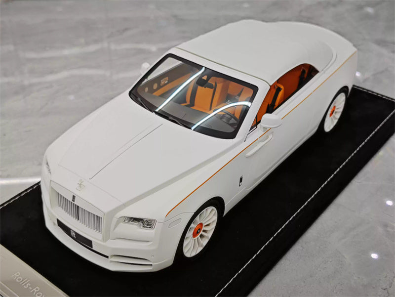 HH Model Rolls Royce Dawn Shadow White Limited Edition 20PCS ONLY 1:18 Car Pre-built Model view4